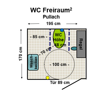 WC Freiraum2, Pullach Plan