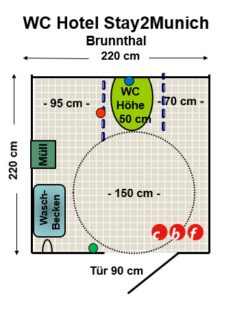 WC Stay2Munich Brunnthal Plan