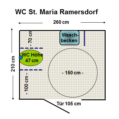 WC St. Maria Ramersdorf Plan
