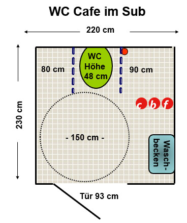 WC Café im Sub Plan