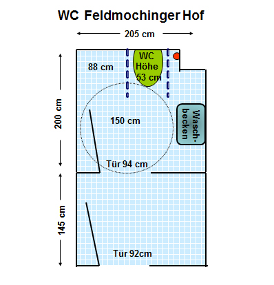 WC Feldmochinger Hof Plan