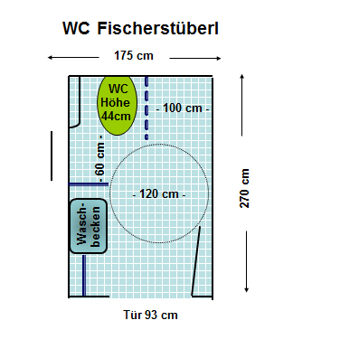 WC Fischerstüberl Attel-Elend Plan