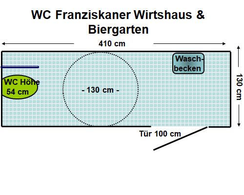 WC Franziskaner Wirtshaus Plan