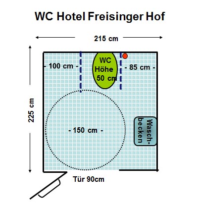 WC Freisinger Hof Plan