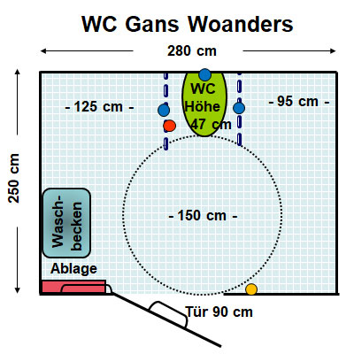 WC Gans Woanders Plan