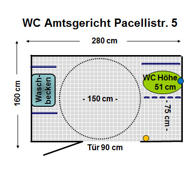 WC Amtsgericht München Plan
