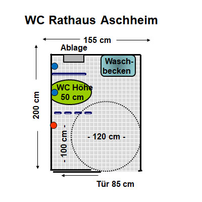 WC Rathaus Aschheim Plan