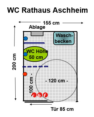 WC Rathaus Aschheim Plan