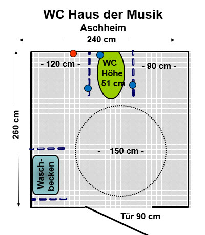 WC Haus der Musik, Aschheim Plan