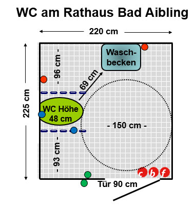 WC am Rathaus Bad Aibling Plan