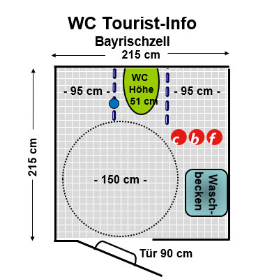 WC Tourist-Info Bayrischzell Plan