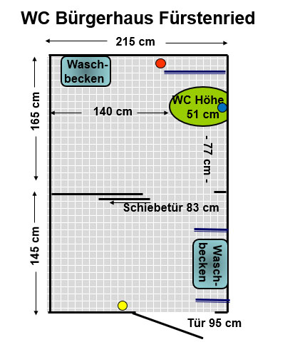 WC Bürgersaal Fürstenried Plan