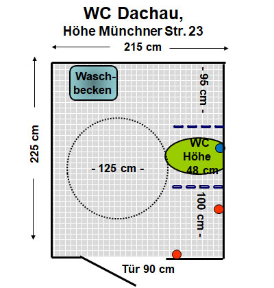 WC öffentlich Dachau Plan