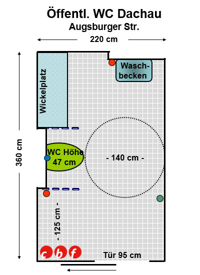 WC Dachau Altstadt Plan