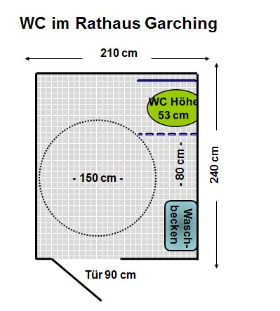 WC Rathaus Garching Plan