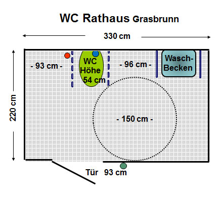 WC Rathaus Grasbrunn-Neukeferloh Plan