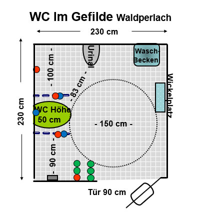 WC Im Gefilde - Waldperlach Plan