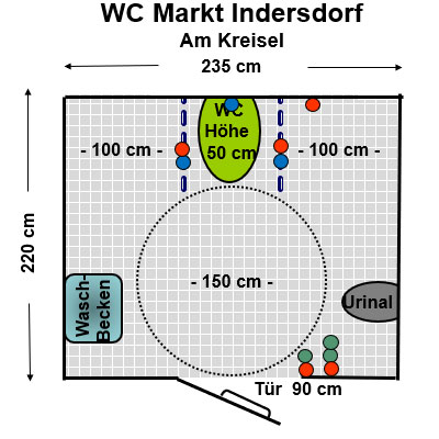 WC Markt Indersdorf Am Kreisel Plan