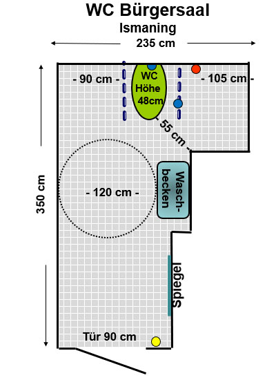 WC Bürgersaal Ismaning Plan