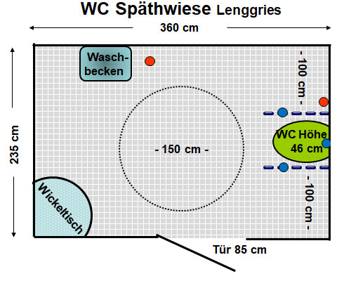 WC Späthwiese, Lenggries Plan