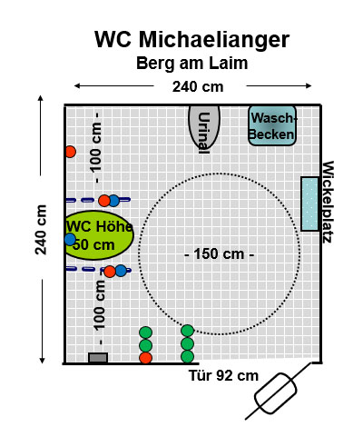 WC Michaelianger Berg am Laim Plan