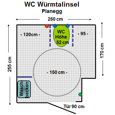 WC Sozialnetz Würmtal-Insel, Planegg Plan