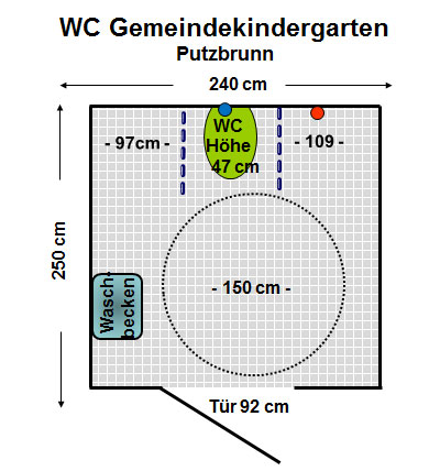 WC Putzbrunn Gemeindekindergarten Plan