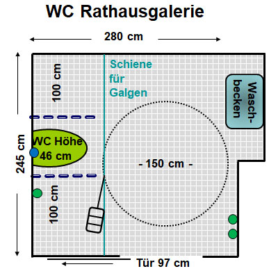 WC Rathausgalerie Kunsthalle Plan
