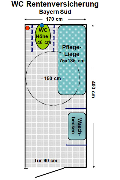 WC Rentenversicherung Bayern Süd Plan