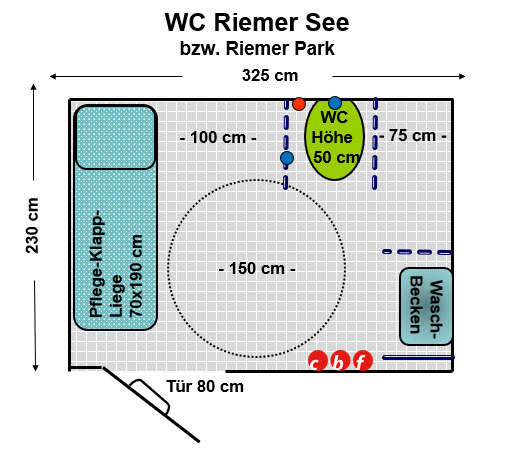 WC Riemer See - Riemer Park Plan