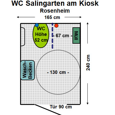 WC Salingarten Rosenheim Plan