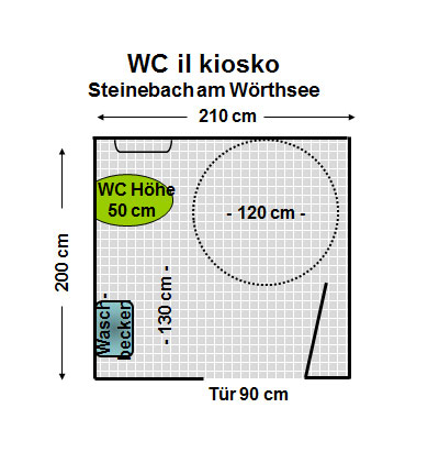 WC il kiosko Steinebach Plan
