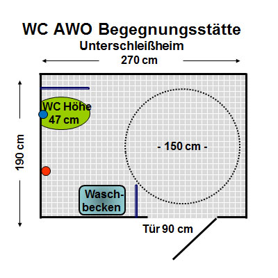 WC AWO Unterschleißheim Plan