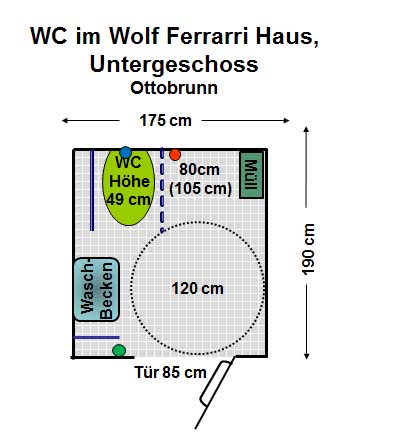 WC Wolf Ferrari Haus UG, Ottobrunn Plan