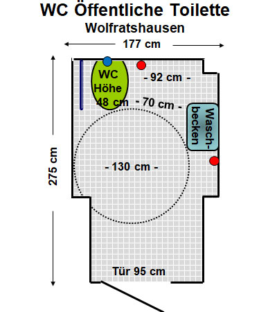 WC Rathauspassage Wolfratshausen Plan