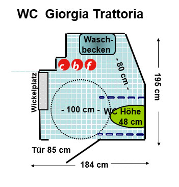 WC Giorgia Trattoria Plan