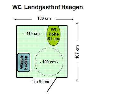WC Landgasthof Haagen Oberroth Plan
