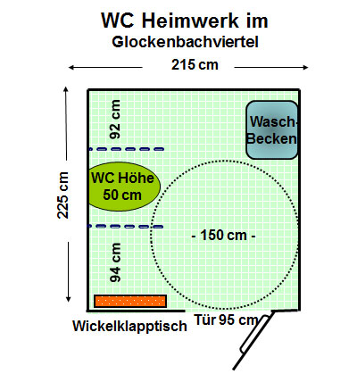 WC Heimwerk Restaurant im Glockenbachviertel Plan