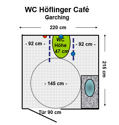 WC Café Höflinger, Garching Plan