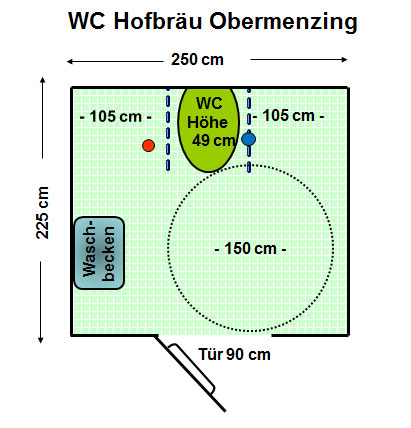 WC Hofbräu Obermenzing Plan