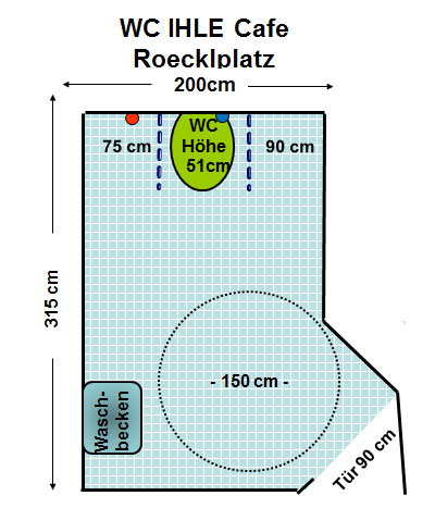 WC IHLE Café Roecklplatz Plan
