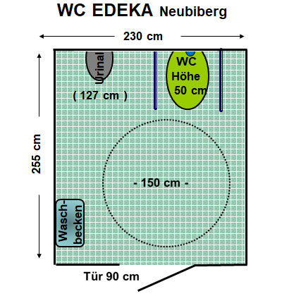 WC EDEKA Hertscheck Neubiberg Plan