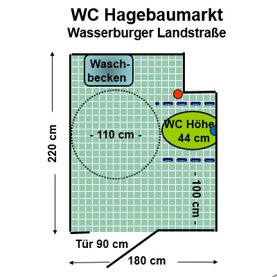 WC Hagebaumarkt Wasserburger Landstraße Plan