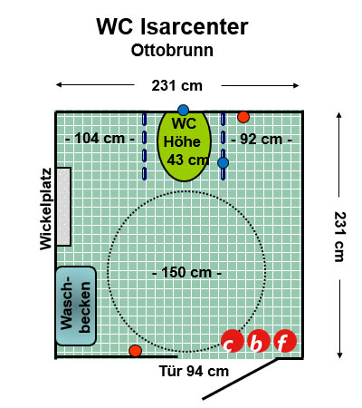 WC IsarCenter Ottobrunn Plan