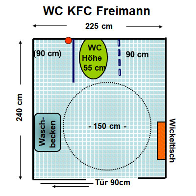 WC Kentucky Fried Chicken Euro-Industriepark Plan