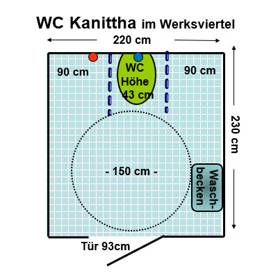 WC Khanittha im Werksviertel Plan