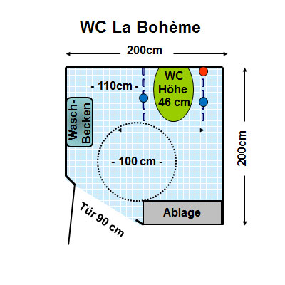 WC La Bohème Plan