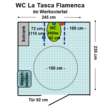 WC La Tasca Flamenca Plan