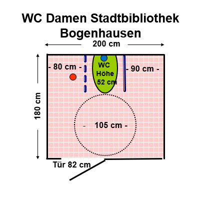 WC Stadtbibliothek Bogenhausen Plan