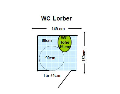 WC Gasthaus Lorber Neuried Plan